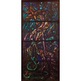 Stained-Glass Window commisioned by Gertrude Vanderbilt Whitney