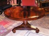 Regency Brazilian Rosewood Pedestal Dining Table