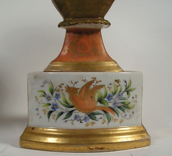 19th Century Pair of Old Paris Porcelain Urns