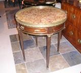 Louis XVI Marble Top Bouillotte Table Louis XVI Marble Top Bouillotte Table