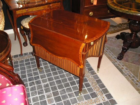 George III Serpentine Supper Table