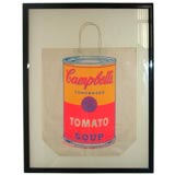 Andy Warhol Campbell's Soup Can on Shopping Bag, 1966