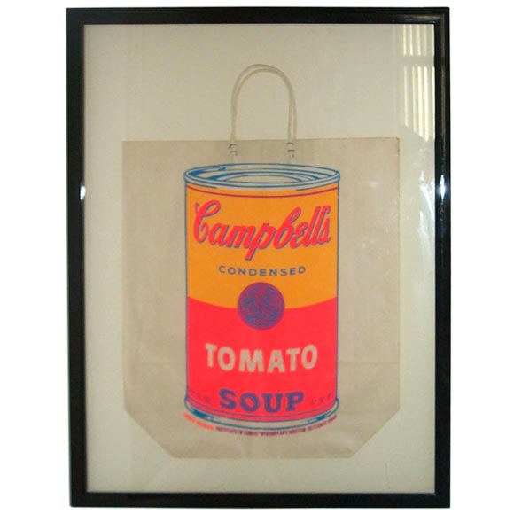 Andy Warhol Campbell's Soup Can on Shopping Bag, 1966