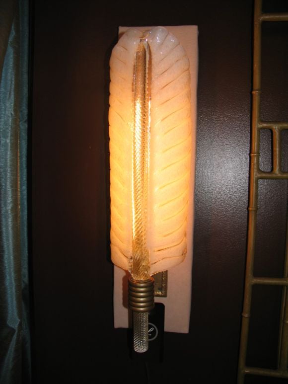 Pair of  Wall Lights by Andre Arbus