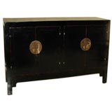 Antique Black Lacquer Sideboard