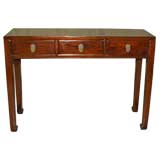 Antique Table With Three Drawers