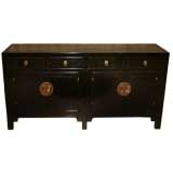 Antique Black Lacquer Sideboard