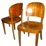 Austrian sidechairs signed Thonet