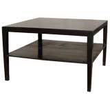 Edward Wormley for Dunbar ebonized mahogany lamp table