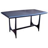 Sergio Rodrigues Jacaranda Sculpted Base Extension Table