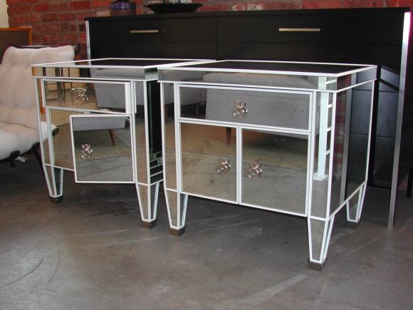MN originals mirrored nightstands