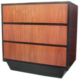 Pair 1940's Walnut Chests