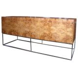 Milo Baughman Olive Burl Sideboard