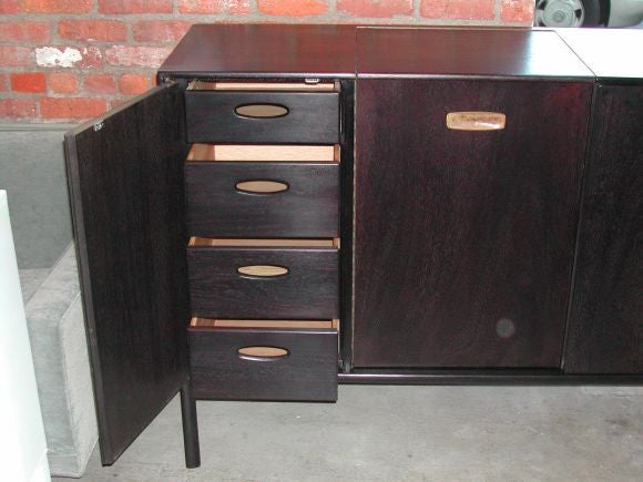 Mahogany John Stuart 8 Drawer Vanity Dresser