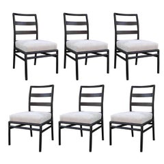T.H. Robsjohn-Gibbings set of 10 ladderback Dining Chairs
