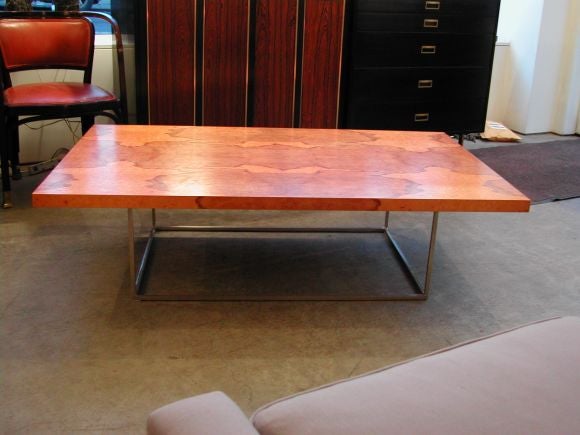 Contemporary M/N Custom Burl Coffee Tables