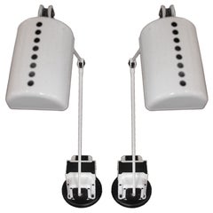 Pairs of 70's Italian desk lamps