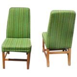 Edward  Wormley for Dunbar Highback armless side chairs