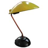 Lacquered adjustable Italian desk lamp Ca.1950