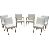 T.H.Robsjohn Gibbings set of 6 dining chairs for Widdicomb