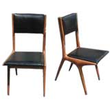 Set of 4 Carlo De Carli dining chairs