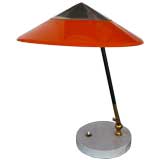 1950's Italian Stilux adjustable desk lamp