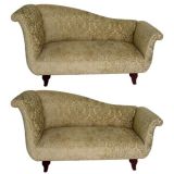 A Pair of Extremley Rare Regency Chaise Longues