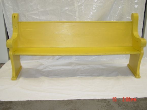 A 19thc Empire Church Bench