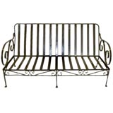 A 1950s Iron Bench