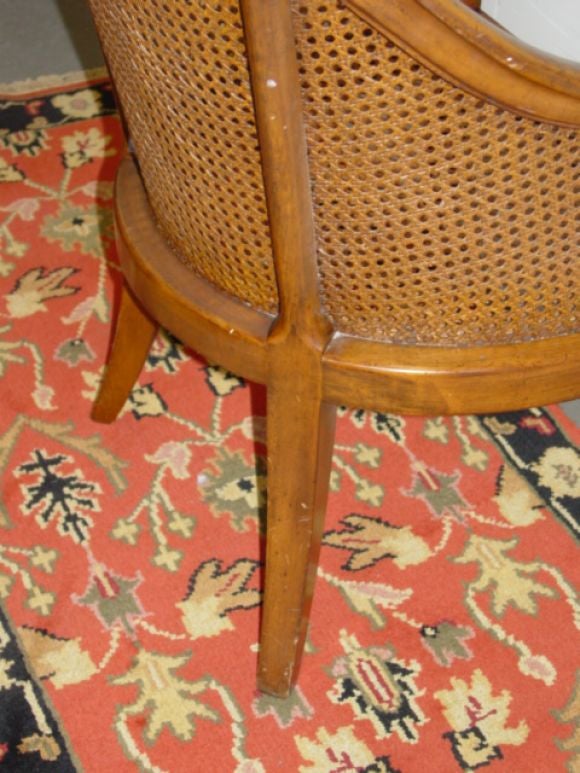 A  Pair  of West Indies Light Mahogany Caned  Chairs. 3