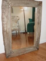 A Rustic Drift Wood Late 19thc Mirror