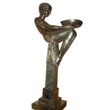 An Outstanding Art Deco Female Sculpture An Outstanding Art Deco Female Sculpture