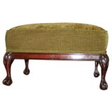 An Early 19thc Claw and Ball Mahogany Foot Stool