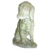 A Cast Cement Cocker Spaniel