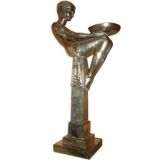 An Important and outstanding Art Deco Female Sculpture