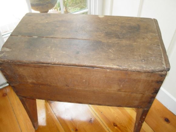 American An Early 19th century New England Dough  Box/Table
