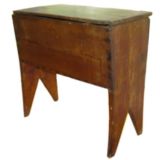 Antique An Early 19th century New England Dough  Box/Table