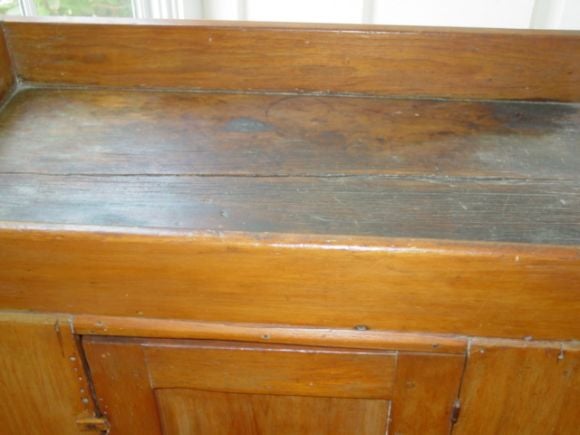 Pine A New England 19th century Dry Sink