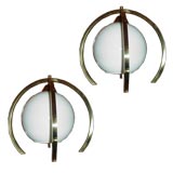 Pair of 1950s Attomic Age Table Lamps