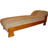 19thcentury American Empire Chaise