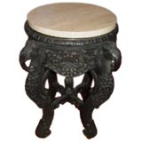 19th century carved Ragh Occasional Table