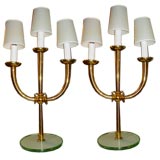 Pair, French 1940s Table Lamps