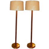 Pair of 1950s Standing Lamps