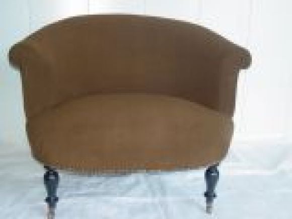 Massive  Edwardian Style Barrel Back Armchair