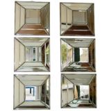 Six Striking Convex/Beveled Mirrors Six Striking Convex/Beveled Mirrors