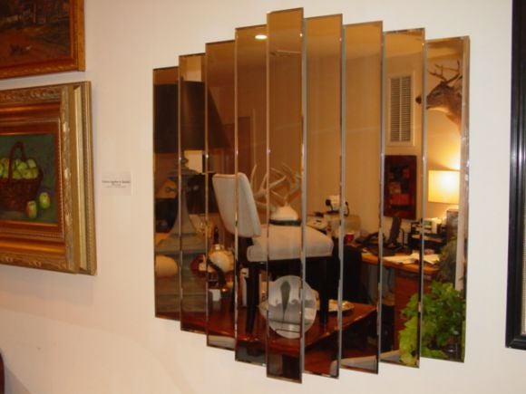 Very Attractive multi beveled/paneled mirror.