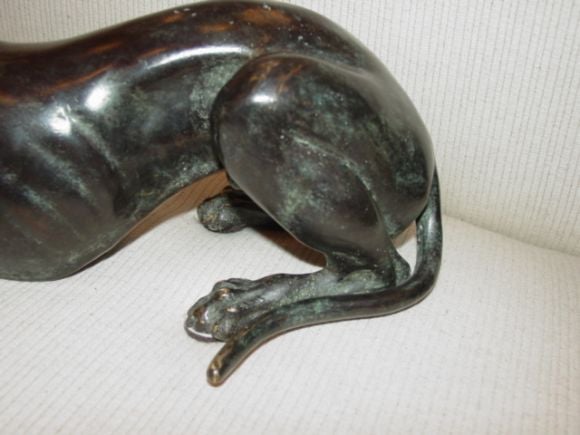 Art Deco Cast Bronze Grey Hound (Commissioned)