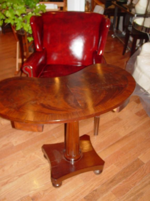 Stylish Red Leather Chinese Chippendale Arm Chair 3