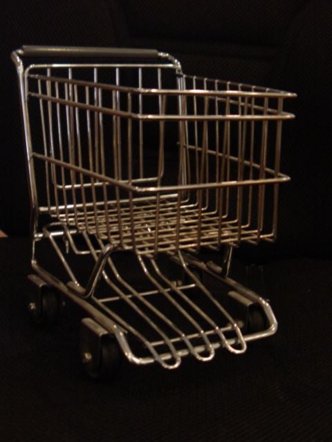 Pair of  Supermarket  Shopping Baskets"Geoffrey Beene Estate"