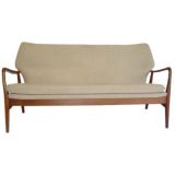 Signed Bovenkamp 1950s Danish Modern Settee